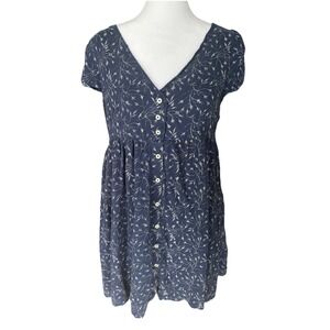 denim and supply ralph lauren babydoll dress & | Dresses | Denim Supply Ralph Lauren Black Floral Size L this chambray Denim Size:S (Sizes 2-4) Floral babydoll mini ACTIVE FARM Rio Blue Floral